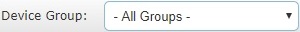 Devices Group filter