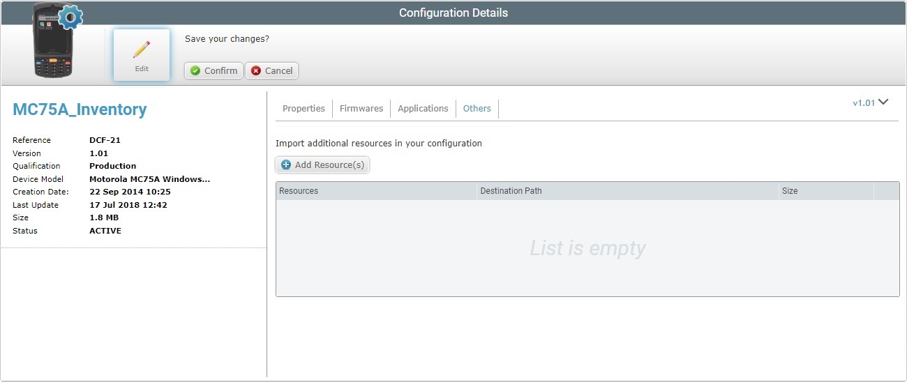 Account Configuration Details Misc Tab Edit