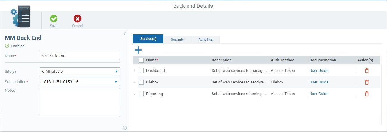 Back End Details PageB_Edit Mode