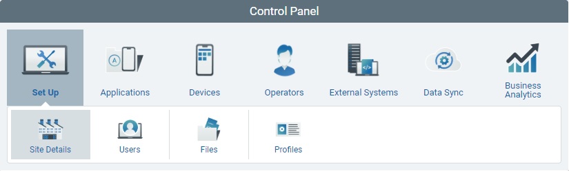 Control Panel_Site Details_SD