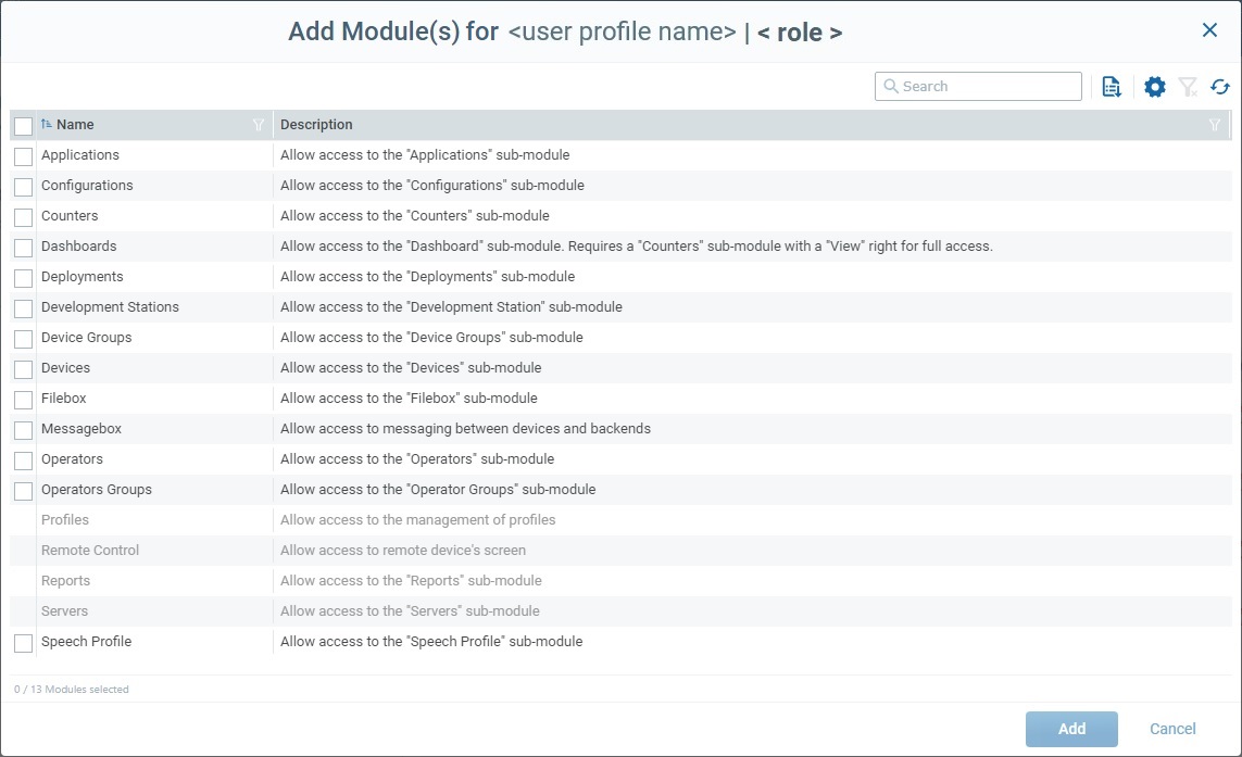 User Profile_Access Rights Selection Window_ Edit Example1