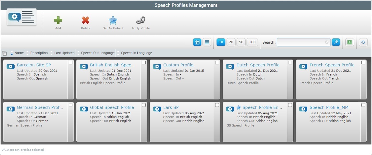 Global Speech Profile Delete1