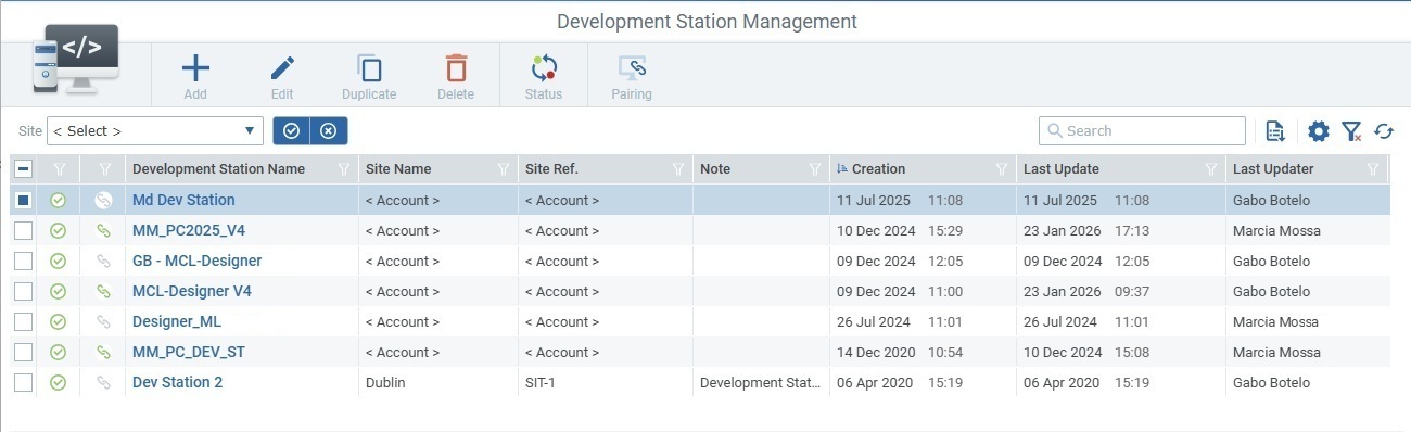 Dev. Station_Main Page_AD