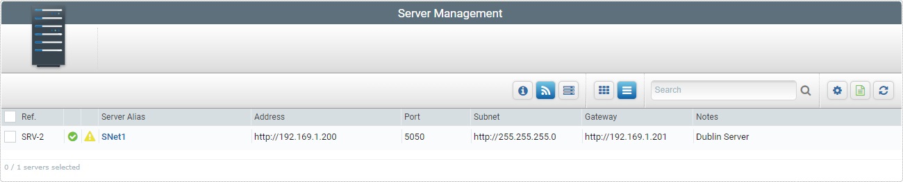 Servers Page Network