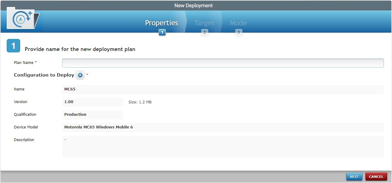 Assign to Group New Deployment Plan Page_Account