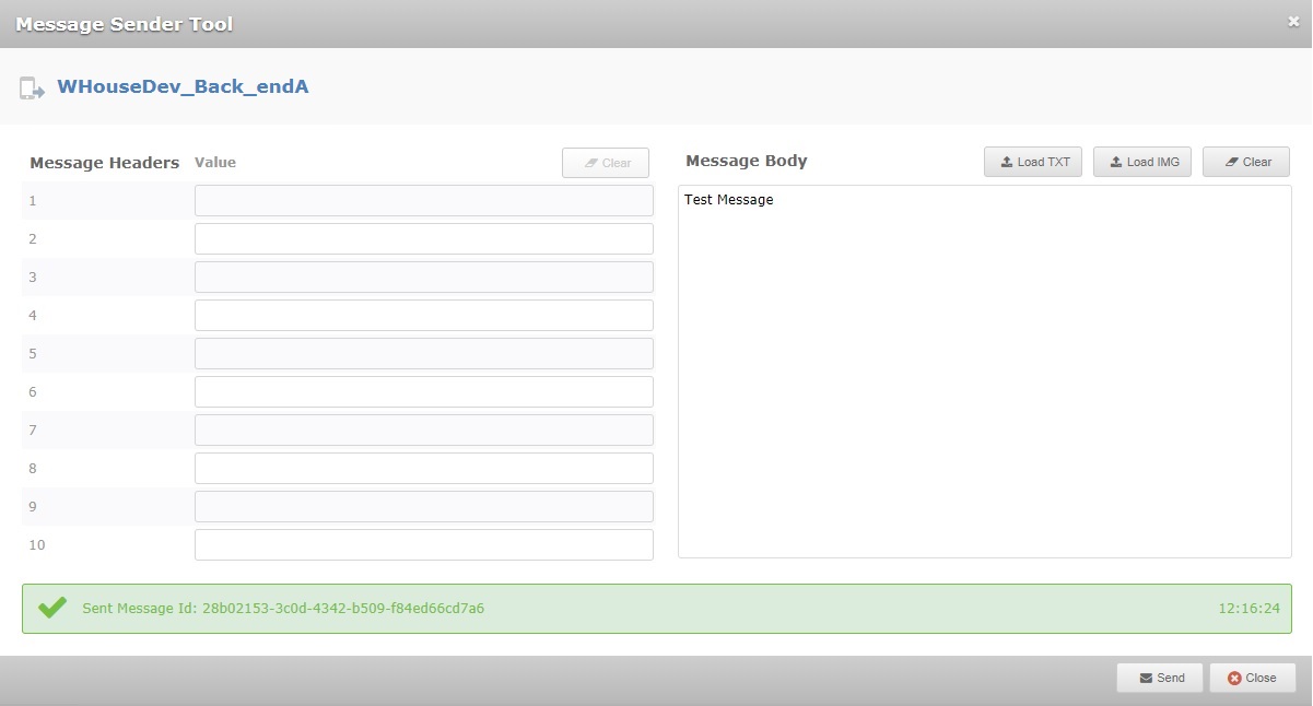 Topic Message Sender Tool 2