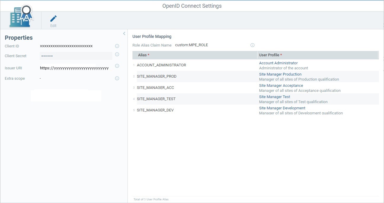 OpenID Connect Settings 01