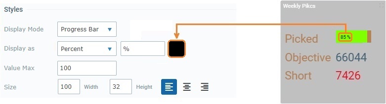 Widget Text_Display as_Text Color