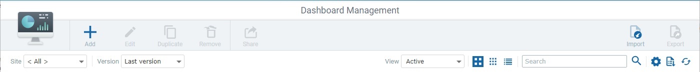 Account Dashboard Navigation