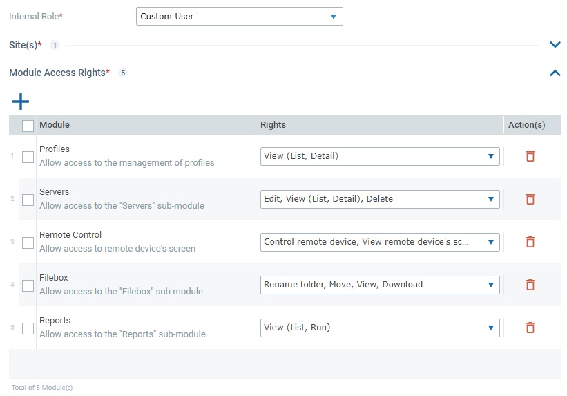 User Profile_Access Rights Selection Window_ Edit Example2