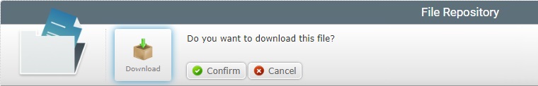 Download File Confirmation