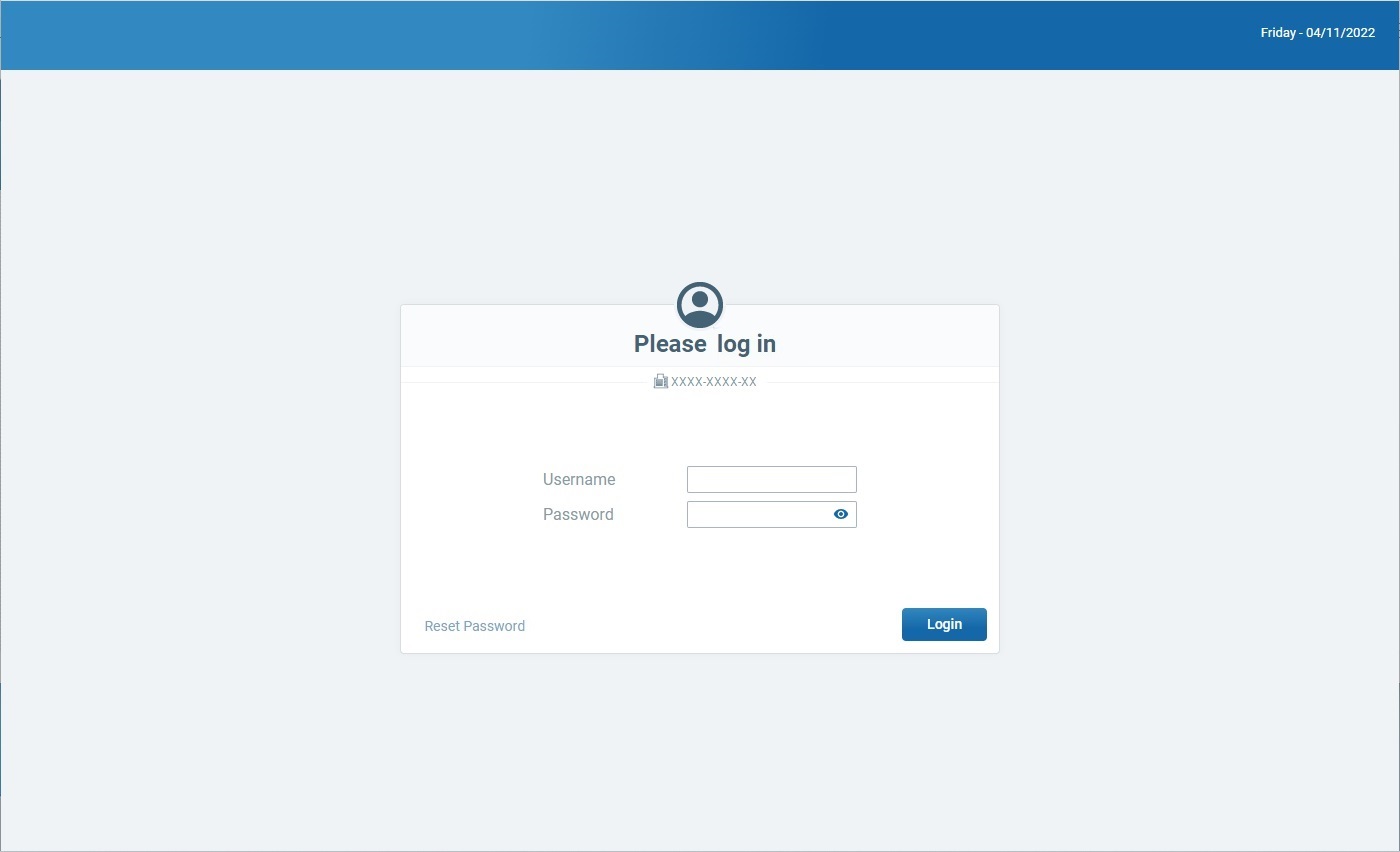 MCL Subscription Manager Login Page