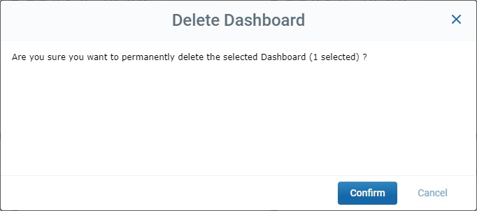 Delete Dashboard_Confirmation window