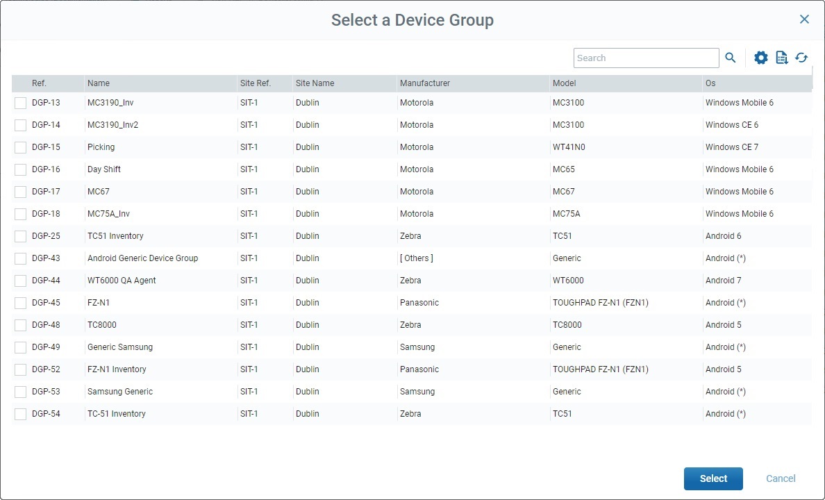 Report Select a Device Group_1_Site